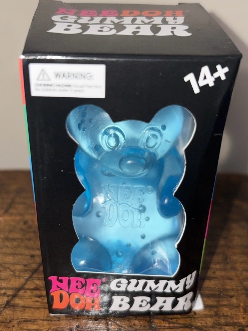 NEE DOH Blue Gummy Bear Figurine